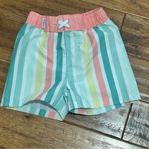 Rugged Butts 18-24M Striped Boys Swim Trucks